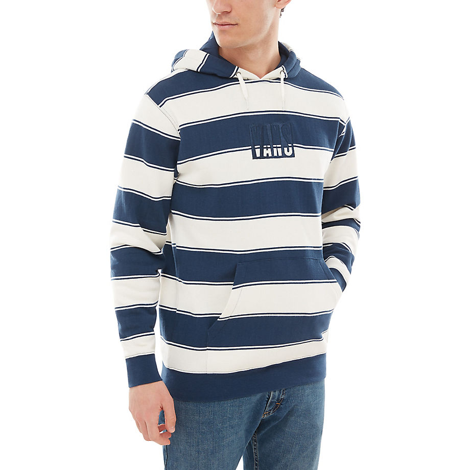 Vans tall box outlet stripe pullover hoodie